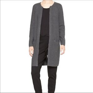 Banana Republic Longline Sweater Gray size Small